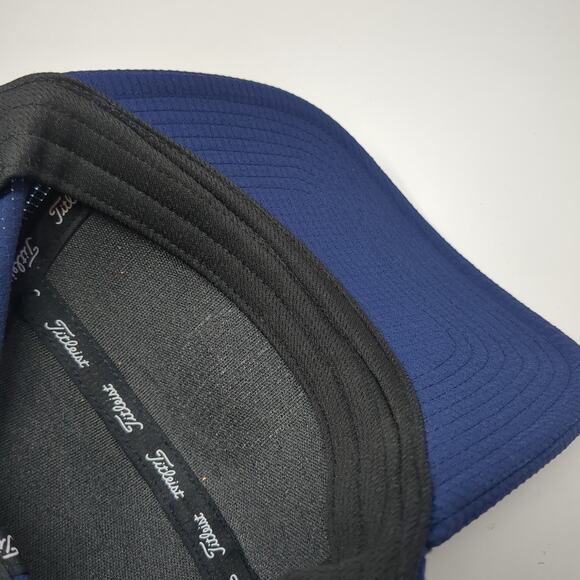 Titleist Logo Patch Snapback Hat Blue One Size Adjustable Outdoor - Picture 8 of 9